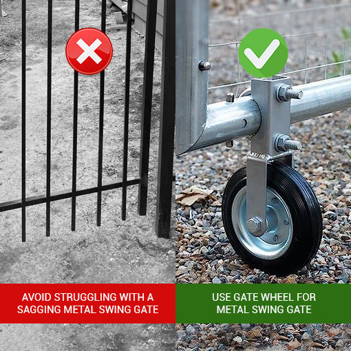 Gate Wheel for Metal Swing Gate