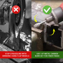 1/4" Metal Carbide Burr Set