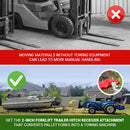 2-inch Forklift Trailer Hitch Receiver Attachment