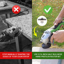 3/16-inch Half Bullnose Hand Profiler Router Bit