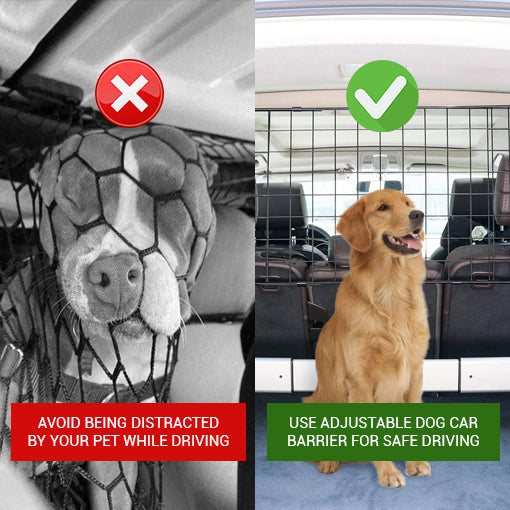 Adjustable Dog Car Barrier