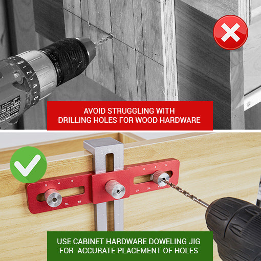 Cabinet Hardware Doweling Jig