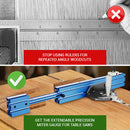 Extendable Precision Miter Gauge for Table Saws