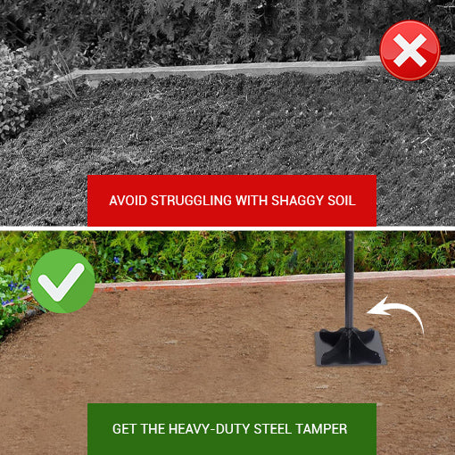 Heavy-Duty Steel Tamper