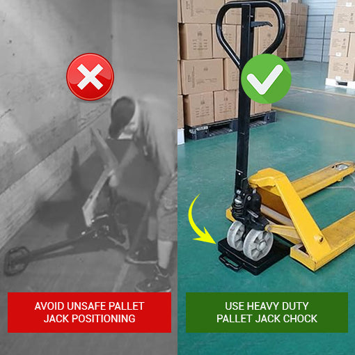 Heavy Duty Pallet Jack Chock