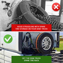 Semi Truck Spare Tire Rack