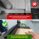 Straight Edge Guide Clamp with Band Saw Fence