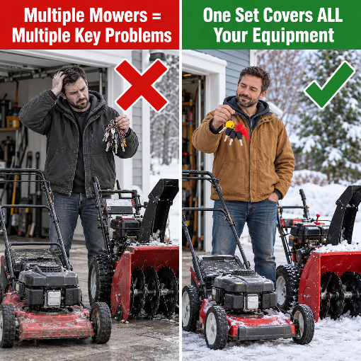 Universal Snow Blower and Lawn Mower Keys Set