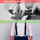 2-Inch Adjustable Pin Clip Suspenders