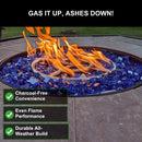 Fire Pit Stainless Steel Burner Ring Installation Kit