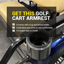 Golf Cart Armrest with Cup Holder