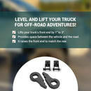 1-3" Torsion Bar Keys with Shock Extenders Brackets