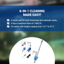 6-in-1 Electric Fish Tank Gravel Vacuum Sand Cleaner