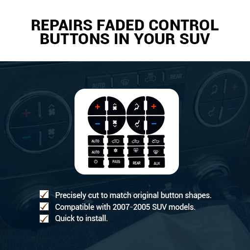 AC Dash Button Repair Kit