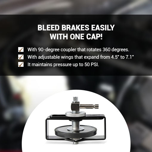 Automotive Brake Pressure Bleeder Cap