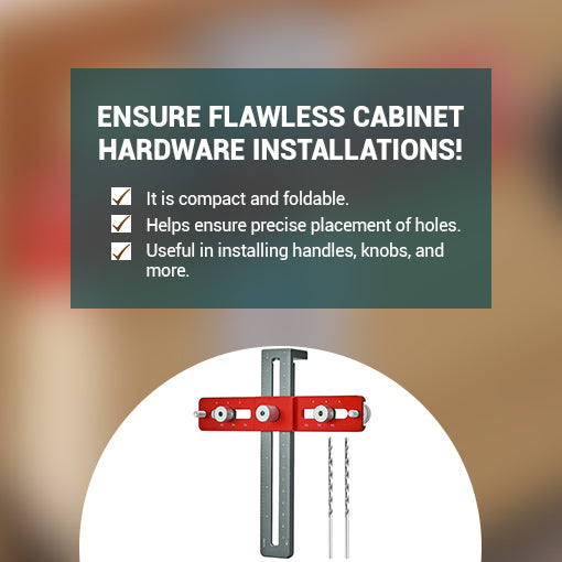 Cabinet Hardware Doweling Jig