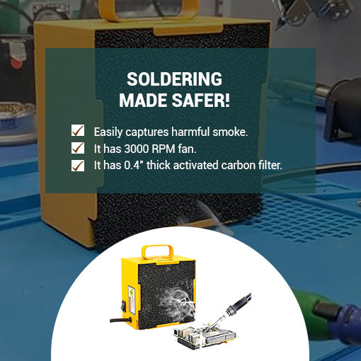 Compact Solder Fume Extractor