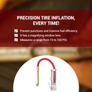 Dual Head Chuck Tire Inflator Gauge