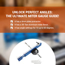 Extendable Precision Miter Gauge for Table Saws