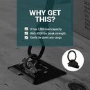 Heavy-Duty Steel E-Track O Ring Set