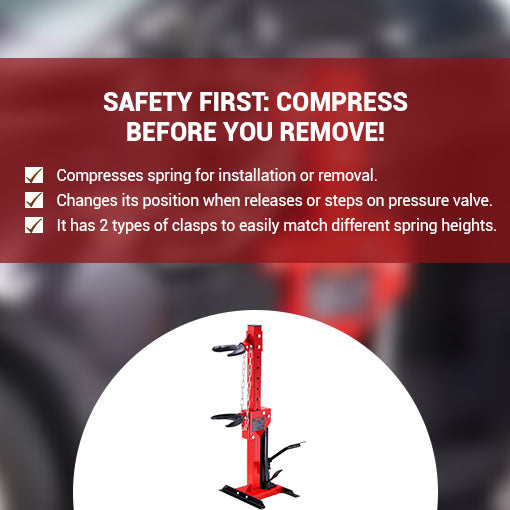 Hydraulic Strut Spring Compressor