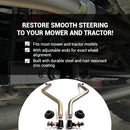 Mower/Tractor Adjustable Steering Drag Link Replacement Set