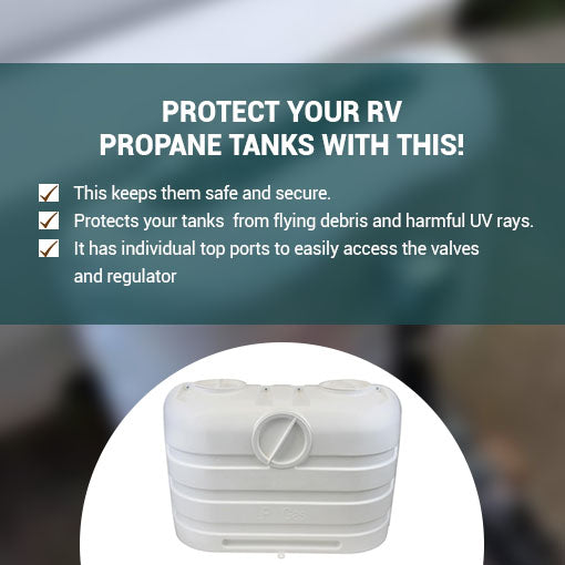 RV Dual Propane Tank Protector