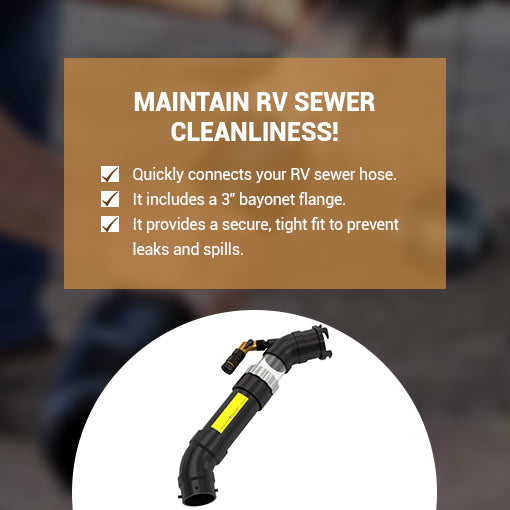 RV Quick Connect Sewer Adapter