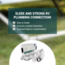 RV Sewer Waste Plumbing Connection System Kit