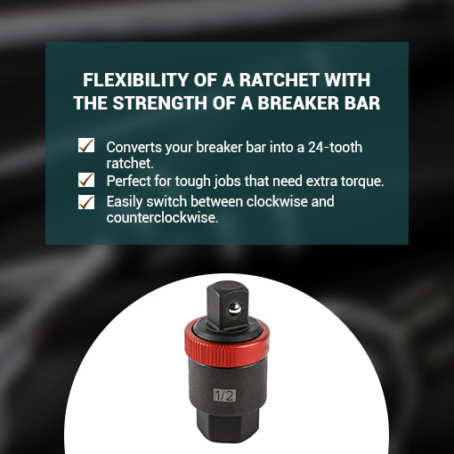 Ratcheting Breaker Bar Adapter