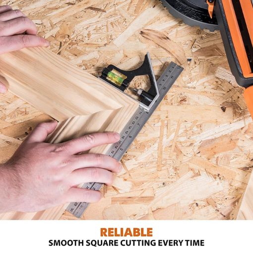 10-Inch Sliding Compound Miter Saw with Multi-Material Cutting Blade