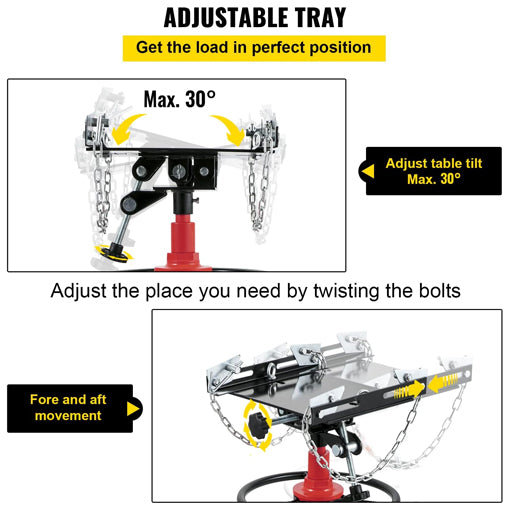 2-Stage Hydraulic Telescoping Transmission Jack