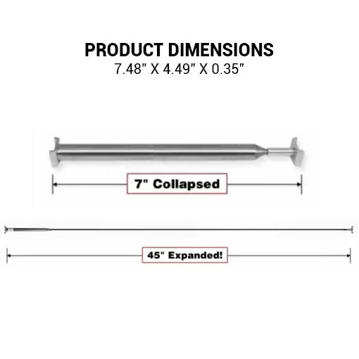 Extendable Measuring Stick Tool