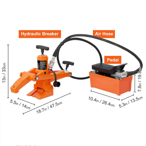 Heavy Duty Hydraulic Bead Breaker