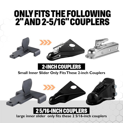 Heavy-Duty Trailer Coupler Lock