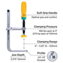 Quick Screw Guide Rail Clamp