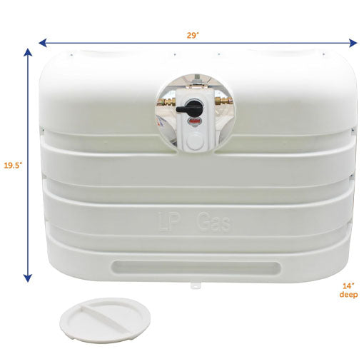 RV Dual Propane Tank Protector