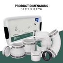 RV Sewer Waste Plumbing Connection System Kit