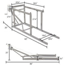 Snowmobile Jack Body Lift with Hand-Crank Winch