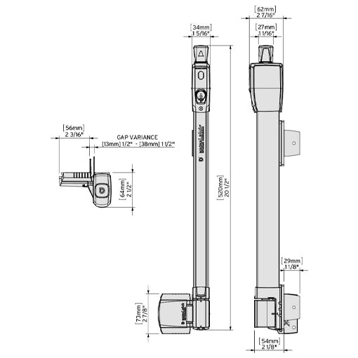 Top Pull Magnetic Safety Gate Latch