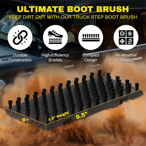 Universal Fit Truck Step Mounted Brush