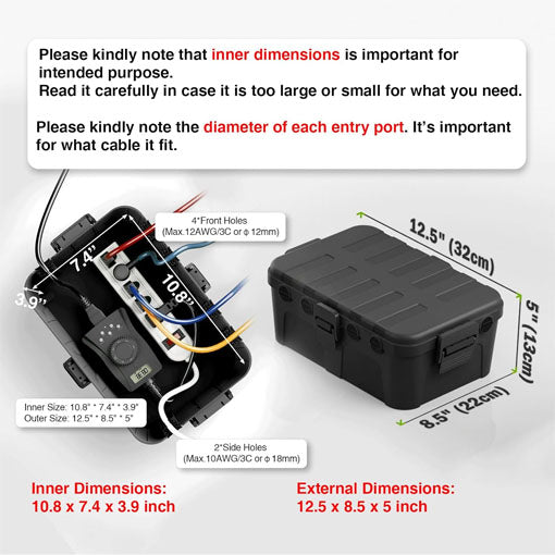 Weatherproof Outdoor Electrical Box