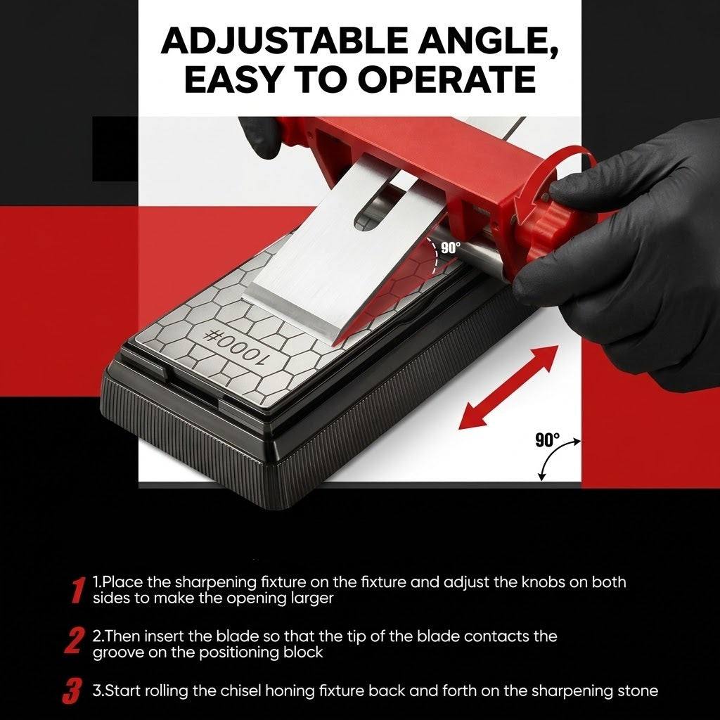 Precision Chisel Sharpening Jig & Guide