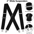 2-Inch Adjustable Pin Clip Suspenders