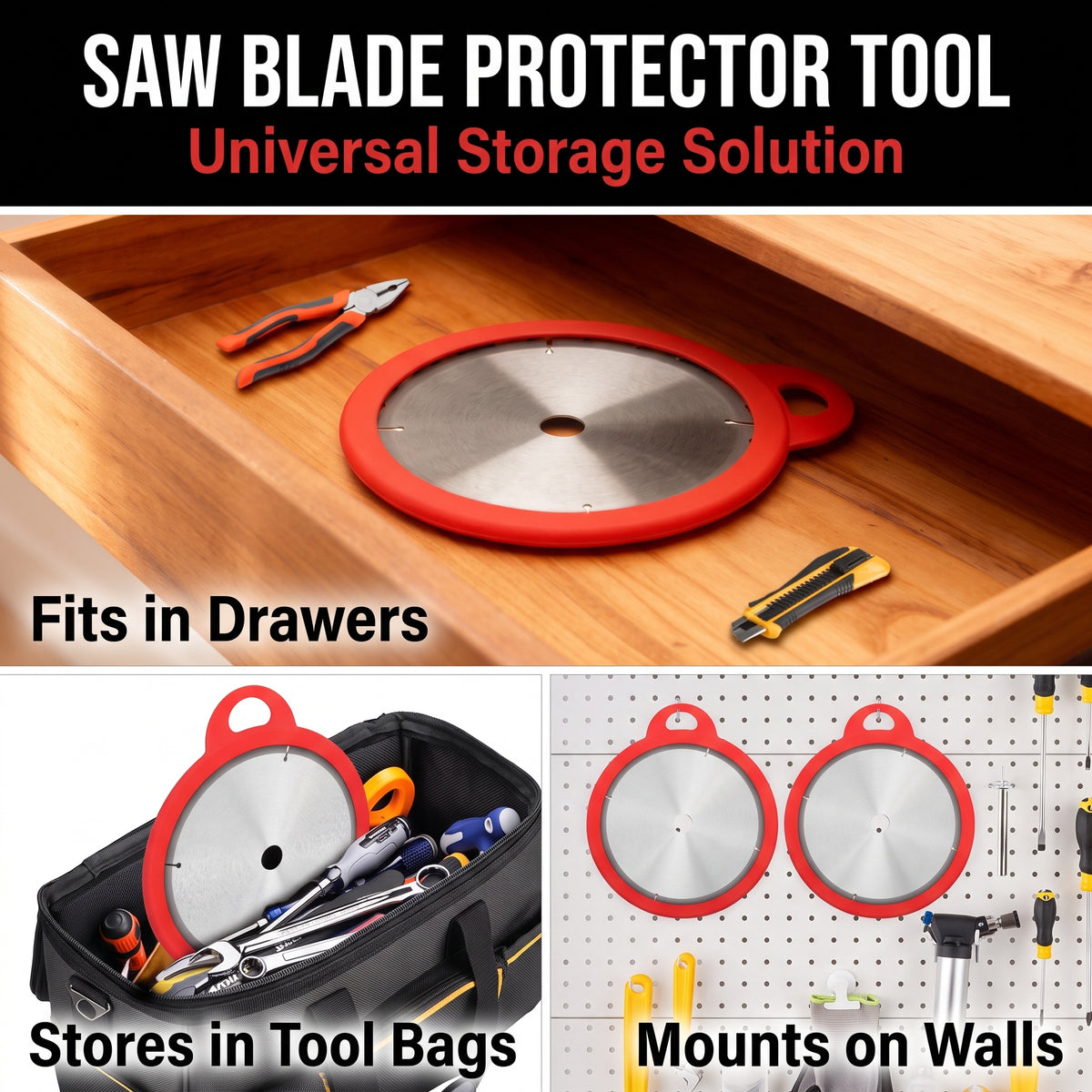 5-Pack 10" Table Saw Blade Silicone Protector