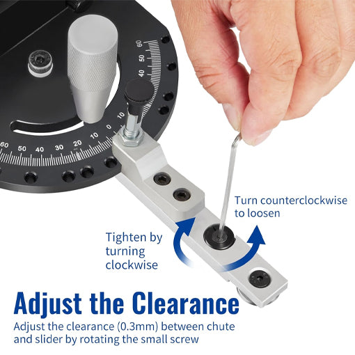 Extendable Precision Miter Gauge for Table Saws