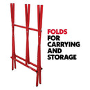 Foldable Log Cutting Sawhorse