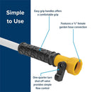 RV Black Tank Cleaner Swivel Wand with Shut-Off Valve