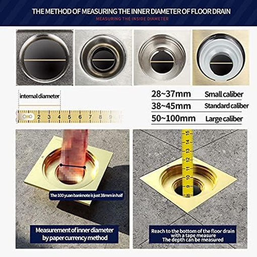 Shower Drain Floor Backflow Preventer