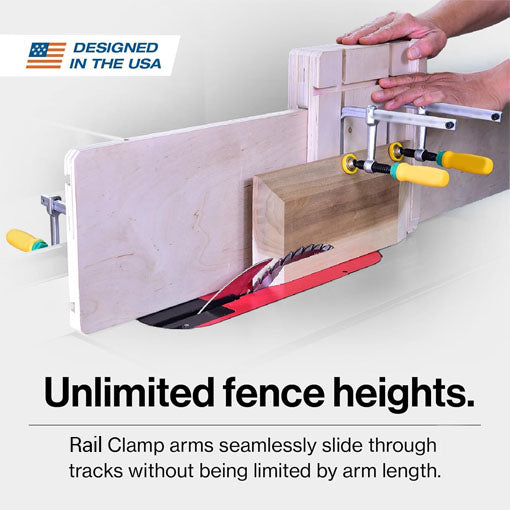 Quick Screw Guide Rail Clamp